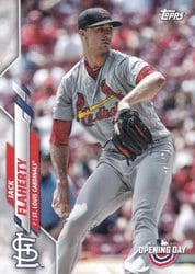 2020 Topps Opening Day Base Set Jack Flaherty #76 card
