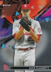 2021 Finest Base Set Jack Flaherty #87 card