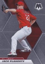 2021 Panini Mosaic Base Set Jack Flaherty #170 card
