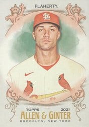 2021 Topps Allen & Ginter Base Set Jack Flaherty #101 card