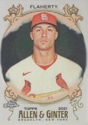 2021 Topps Allen & Ginter Chrome Base Set Jack Flaherty #101 card