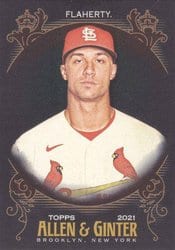 2021 Topps Allen & Ginter X Base Set Jack Flaherty #101 card