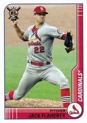 2021 Topps Big League Base Set Jack Flaherty #203 card