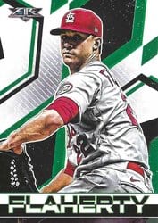 2021 Topps Fire Base Set Jack Flaherty #196 card