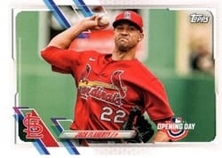 2021 Topps Opening Day Base Set Jack Flaherty #135 card