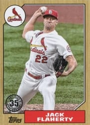 2022 Topps 1987 Topps Baseball (Series 2) Jack Flaherty #87TB-45 card