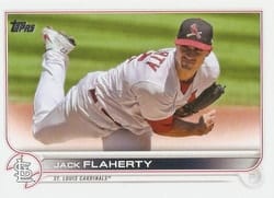 2022 Topps Base Set Jack Flaherty #588 card
