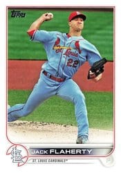 2022 Topps Base Set Jack Flaherty #588 card