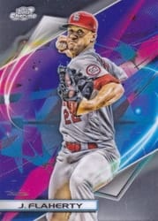 2022 Topps Cosmic Chrome Base Set Jack Flaherty #67 card
