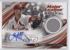 2023 Topps Update Major League Material Autographs Jack Flaherty #MLMA-JF card