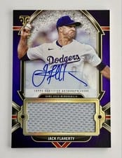 2024 Topps Triple Threads Autograph Single Jumbo Relics Jack Flaherty #AJR-JF card