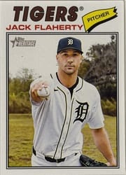 2026 Topps Heritage Base Set Jack Flaherty #204 card