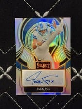 2025 Panini Select Select Signature Prizm Jack Fox #SIP-JFX card