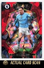 2022 Panini Select Premier League Jack Grealish Red Ice #166 card