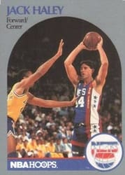 1990-91 Hoops Base Set Jack Haley #197 card