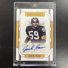 2018 National Treasures Signatures Jack Ham card