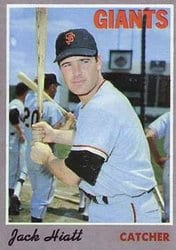 1970 Topps Base Set Jack Hiatt #13 card