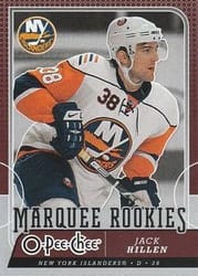 2008-09 O-Pee-Chee Base Set Jack Hillen #521 card