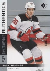 2019-20 SP Base Set Jack Hughes #140 card