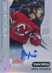 2019-20 Upper Deck Synergy Base Set Jack Hughes #100 card