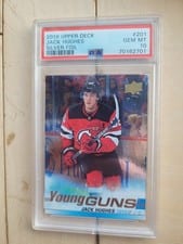 2019 Upper Deck Jack Hughes #201 card