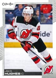 2020-21 O-Pee-Chee Base Set Jack Hughes #70 card