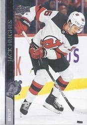 2020-21 Upper Deck Base Set Jack Hughes #363 card