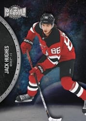 2021-22 SkyBox Metal Universe Base Set Jack Hughes #28 card