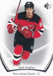 2021-22 SP Base Set Jack Hughes #49 card