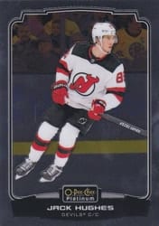 2022-23 O-Pee-Chee Platinum Base Set Jack Hughes #24 card