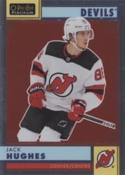 2022-23 O-Pee-Chee Platinum Retro Jack Hughes #R-17 card