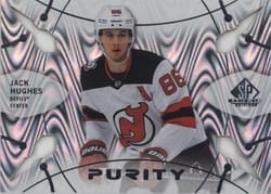 2022-23 SP Game Used Purity Jack Hughes #P-5 card