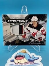 2022-23 Upper Deck Premier Premier Attractions Jersey Jack Hughes #PA-HU card