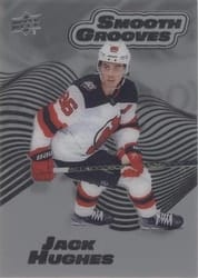 2022-23 Upper Deck Smooth Grooves Jack Hughes #SG25 card