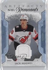 2023-24 Upper Deck Artifacts NHL Remnants Jack Hughes #NR-JH card