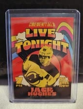 2023-24 Upper Deck Credentials Live, Tonight Jack Hughes #LT-14 card