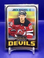2024-25 O-Pee-Chee Platinum Retro Jack Hughes #R8 card