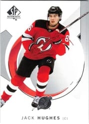 2024-25 SP Authentic Base Set Jack Hughes #13 card