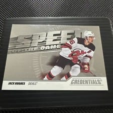 2024-25 Upper Deck Credentials Speed of the Game Stars Jack Hughes #SG-JH card