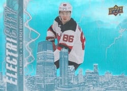 2024-25 Upper Deck ElectriCITY Jack Hughes #EC-5 card