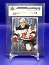2024-25 Upper Deck Population Count Jack Hughes #PC-54 card