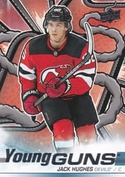 2024-25 Upper Deck Young Guns Renewed (Series Two) Jack Hughes #201 card