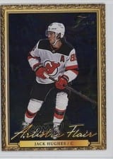 2025-26 Flair Artistic Flair Jack Hughes #AF-17 card