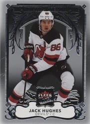 2025-26 Fleer Ultra Ultra Team Jack Hughes #UT 19 of 20 card