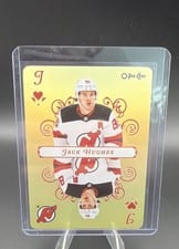 2025-26 O-Pee-Chee Playing Cards Jack Hughes #J-HEARTS card