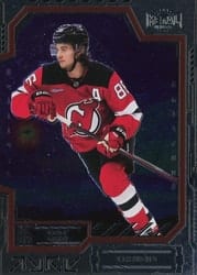2025-26 SkyBox Metal Universe Base Set Jack Hughes #61 card