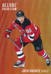 2025-26 Upper Deck Allure Color Flow Jack Hughes #CF-21 card