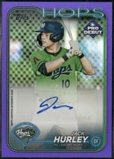 2024 Topps Pro Debut Autographs Jack Hurley #PD-70 card