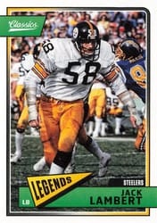 2018 Panini Classics Base Set Jack Lambert #173 card