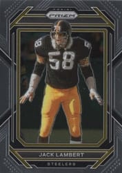 2022 Panini Prizm Base Set Jack Lambert #253 card